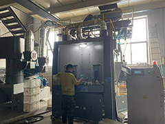 <b>辽宁客户 鑫百通XBT1820-4NP转盘式抛丸机</b>