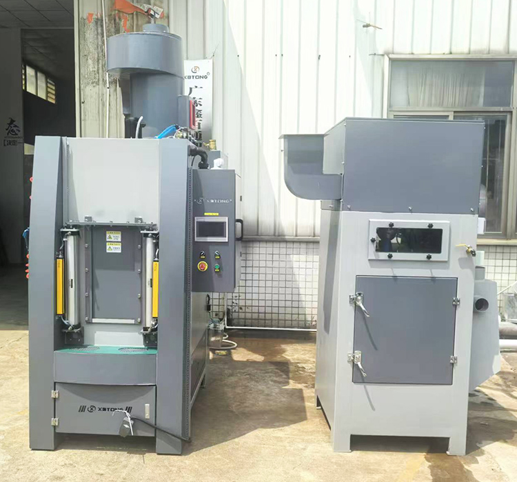 鑫百通XBT1210-6A智能款 转盘式自动喷砂机气缸门光