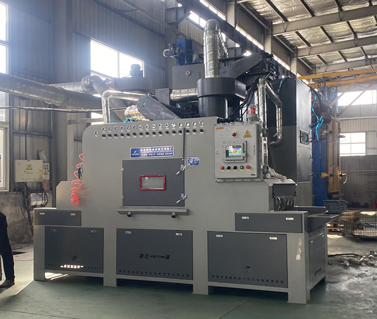 <b>河北沧州 鑫百通XBT1000-16枪 输送式自动喷砂机提</b>