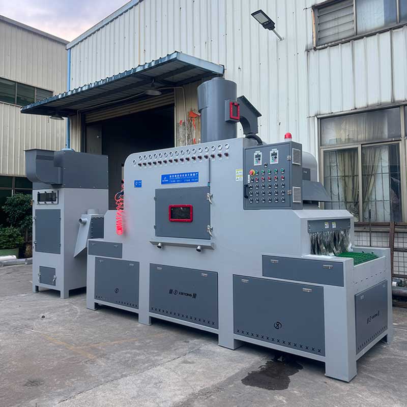 鑫百通XBT800-12枪 输送式自动喷砂机 标准