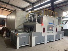 <b>告别繁琐 拥抱高效,鑫百通输送式自动喷砂机</b>